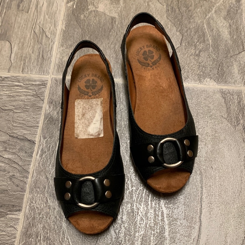 Lucky Brand Valora Slingback Open Toe Sandals